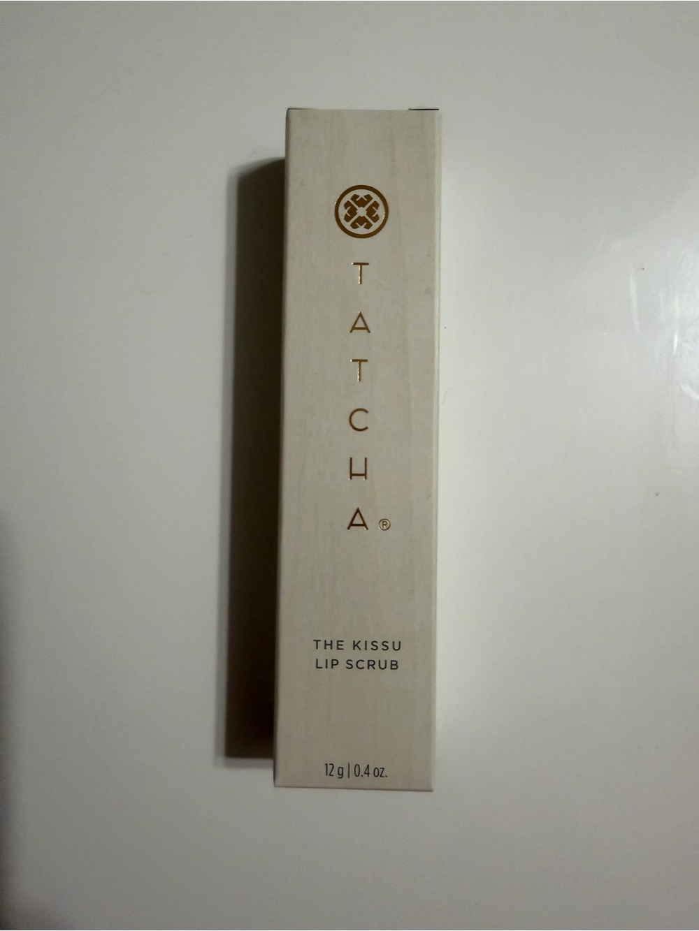 NIB Tatcha The Kissu Lip Scrub – Ivory Packaging